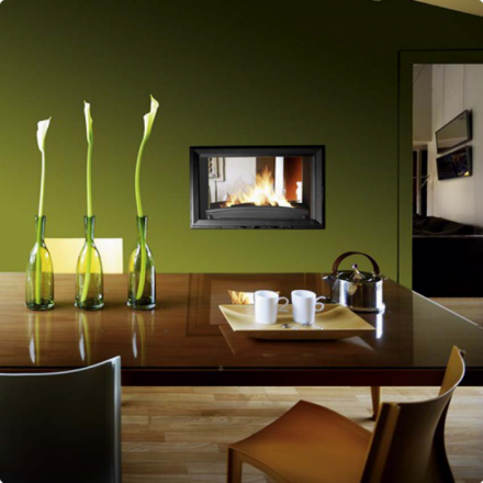 Каминная топка Invicta 800 Double Face в Борисове