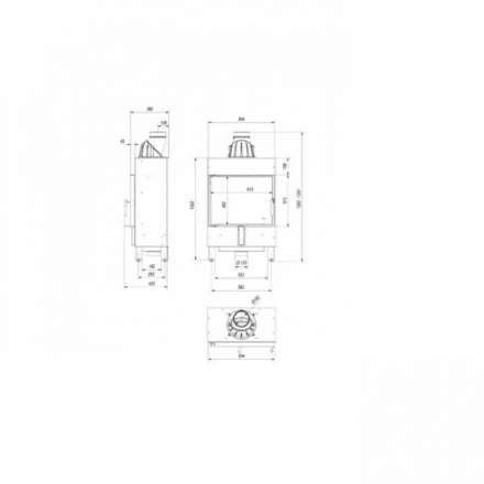Каминная топка Kratki Lucy/12/Slim в Борисове