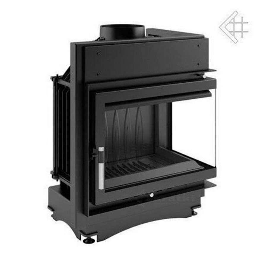 Каминная топка Kratki Maja/P/BS (угловое стекло справа) Амазонка бай фото в Борисове