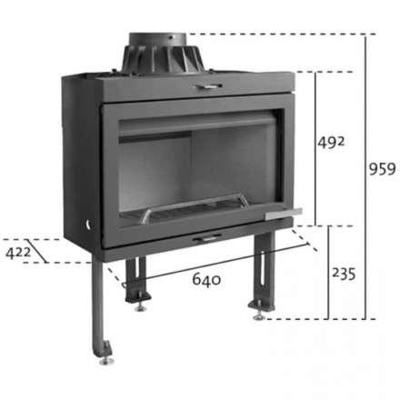 Каминная топка Jotul I 400 Panorama в Борисове