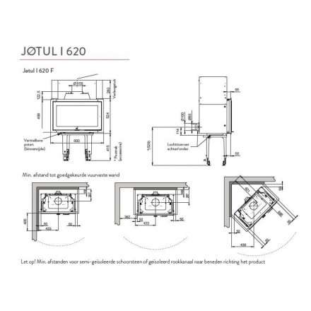 Каминная топка Jotul I 620 FR в Борисове