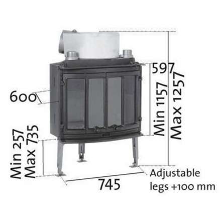Каминная топка Jotul I 18 Harmony в Борисове