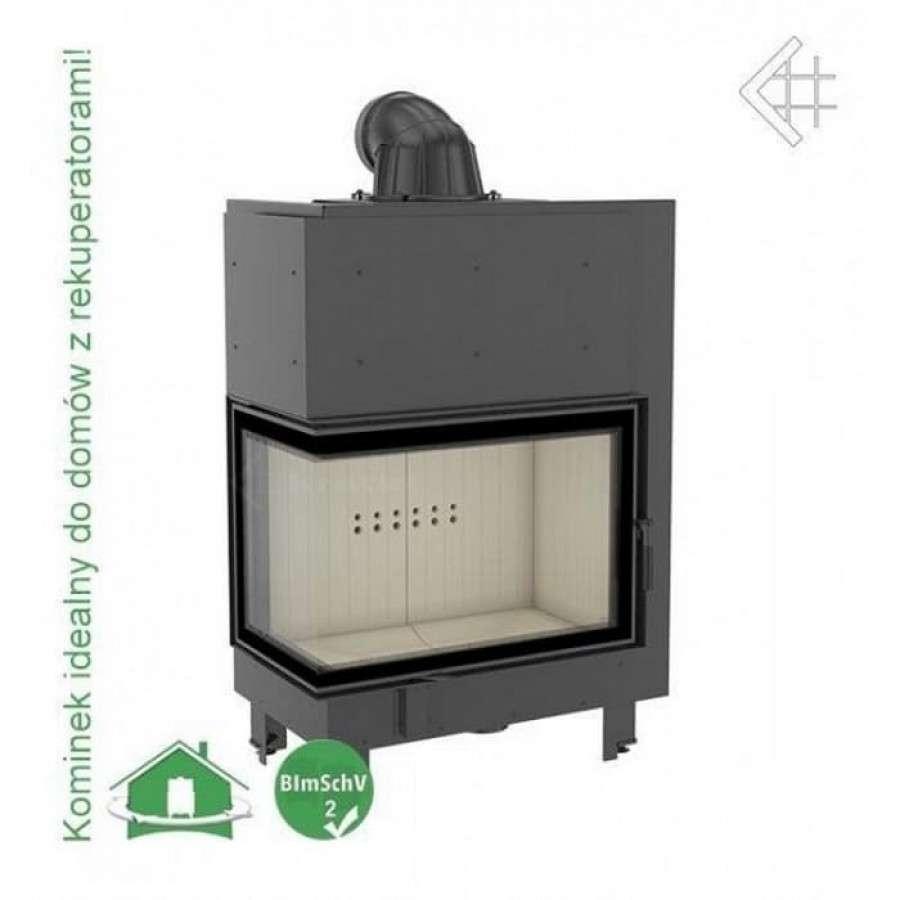 Каминная топка Kratki MBA/L/BS (угловое стекло слева) Амазонка бай фото в Борисове