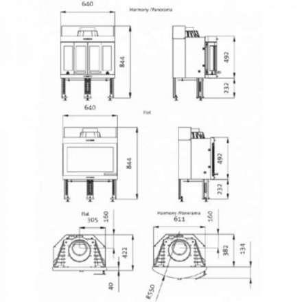 Каминная топка Jotul I 400 Flat BP в Борисове