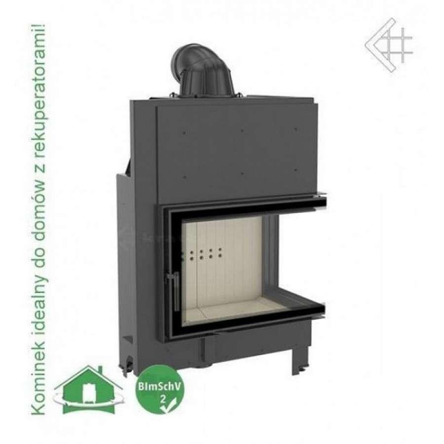 Каминная топка Kratki MBA/P/BS (угловое стекло справа) Амазонка бай фото в Борисове