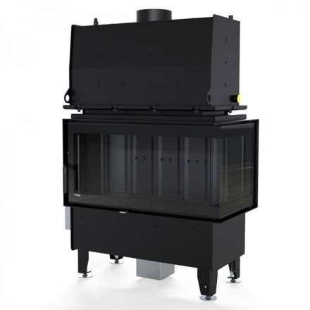 Каминная топка Defro Home RIVA ME BL SHORT угловая, с водяным контуром в Борисове