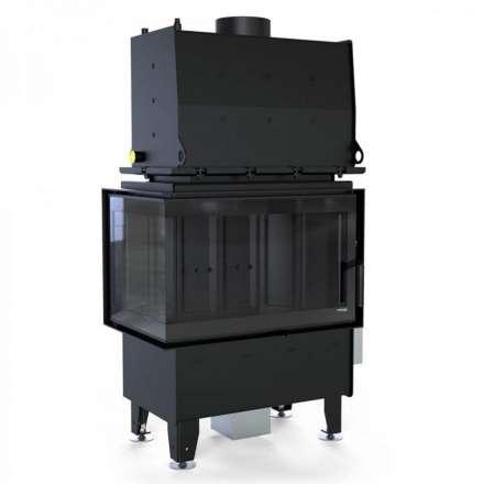 Каминная топка Defro Home RIVA SM BL SHORT угловая, с водяным контуром в Борисове