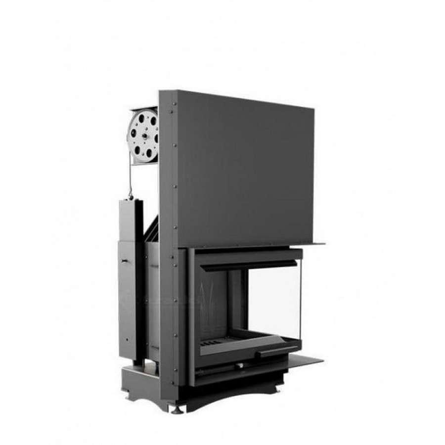 Каминная топка Kratki Maja/P/BS/G (угловое стекло справа,гильотина) Амазонка бай фото в Борисове