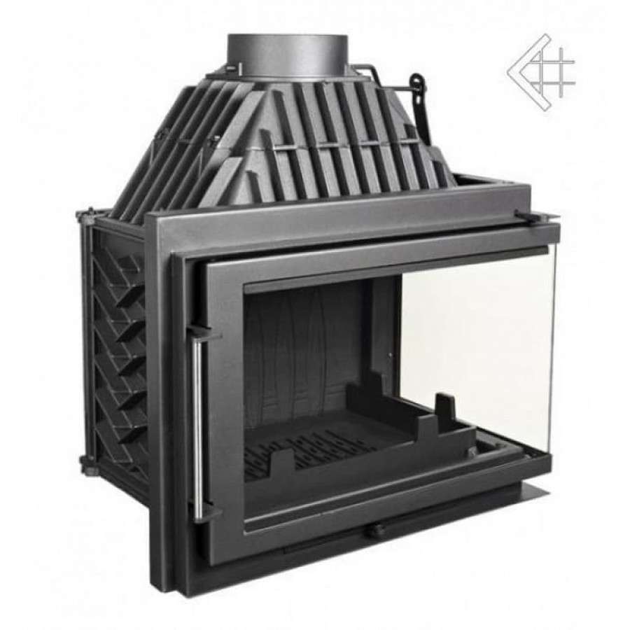 Каминная топка Kratki Zuzia/P/BS (угловое стекло справа) Амазонка бай фото в Борисове