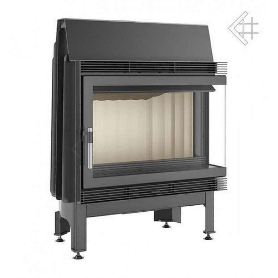 Каминная топка Kratki Blanka/670/570/P/BS (угловое стекло справа) Амазонка бай фото в Борисове