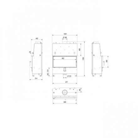 Каминная топка Kratki Lucy/PW/20/W в Борисове