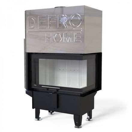 Каминная топка DEFRO HOME RIVA SM BL G SHORT угловая с водяным контуром и подъемом стекла вверх в Борисове