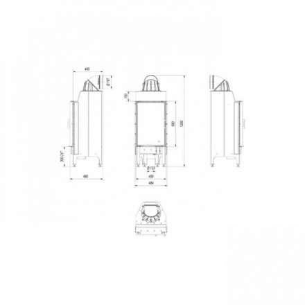 Каминная топка Kratki Nadia/9 в Борисове