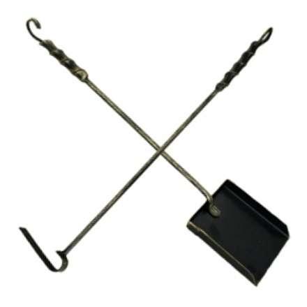 Набор кочерга и совок Везувий кованный купить в Борисове