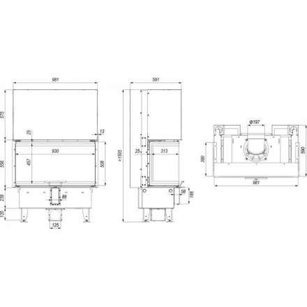 Каминная топка DEFRO HOME INTRA ME C G в Борисове