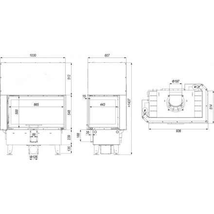 Каминная топка DEFRO HOME INTRA ME BP G в Борисове