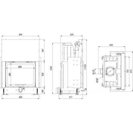 Каминная топка PORTAL ME G в Борисове
