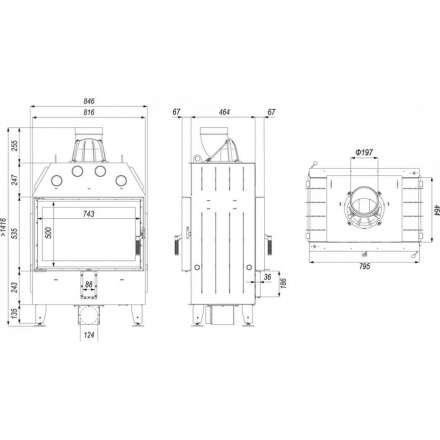 Каминная топка DEFRO HOME INTRA ME T в Борисове
