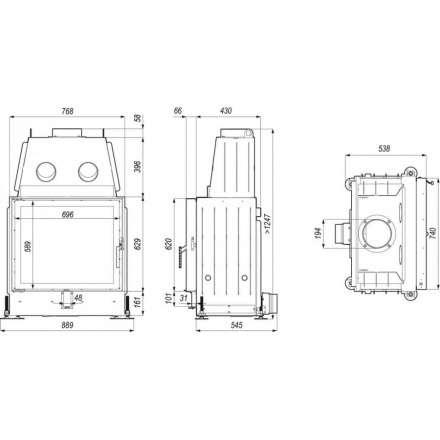 Каминная топка PORTAL ME в Борисове