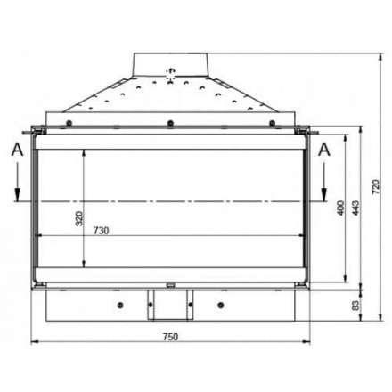Каминная топка KFD ECO iMAX 7 3F standard в Борисове