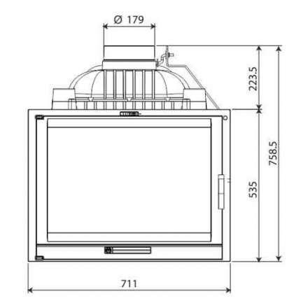 Каминная топка NORDflam LB CDP в Борисове