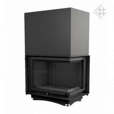 Каминная топка Kratki Amelia/P/BS/G (угловое стекло справа, гильотина) в Борисове