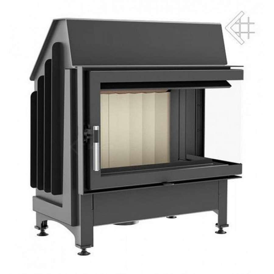 Каминная топка Kratki Zibi/P/BS (угловое стекло справа) Амазонка бай фото в Борисове