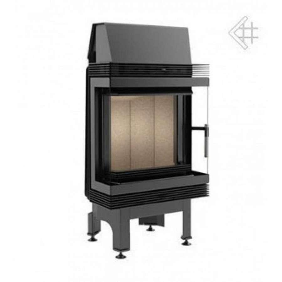 Каминная топка Kratki Blanka LP/BS (угловое стекло слева-справа) Амазонка бай фото в Борисове