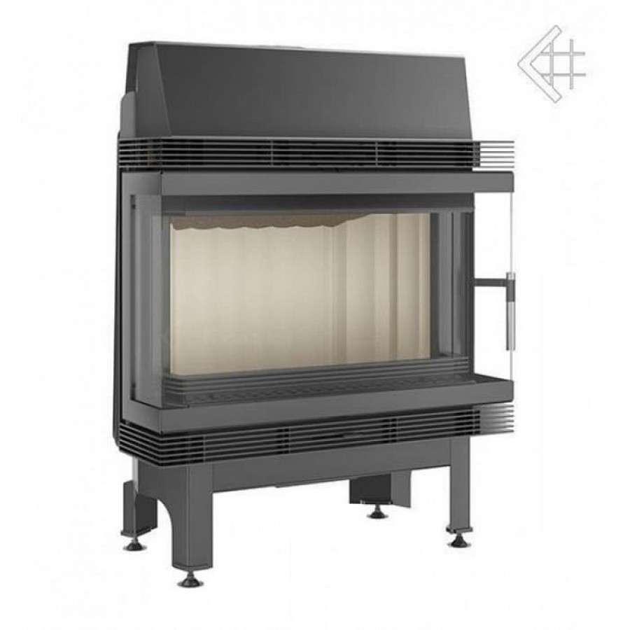 Каминная топка Kratki Blanka 670/570/LP/BS (угловое стекло слева-справа) Амазонка бай фото в Борисове