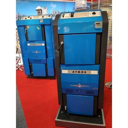 Твердотопливный котёл Atmos DC 32 S с горелкой и бункером Амазонка бай фото в Борисове