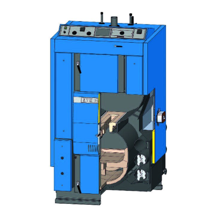 Твердотопливный котёл Atmos DC150 в Борисове