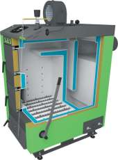 Твердотопливный котел SAS MI 42 в Борисове