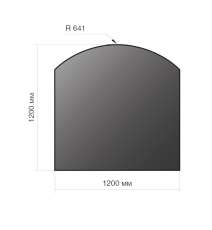 Лист напольный Везувий, 2мм, черный 1200*1200*2 R641 в Борисове