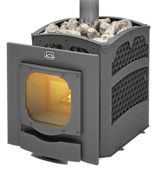 Печь для бани Теплодар Былина-Сетка-24 Ч Панорама (1.1) (без дверцы) Амазонка бай фото в Борисове