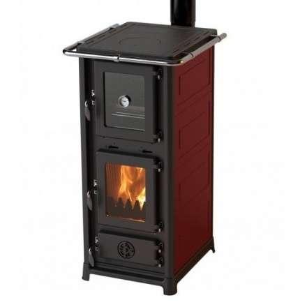 Печь-камин MBS Olympia Plus бордовая Амазонка бай фото в Борисове