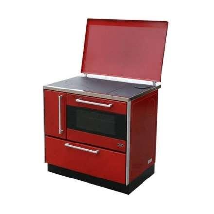 Плита на дровах MBS Royal 720 Plus P (с крышкой) красная Амазонка бай фото в Борисове