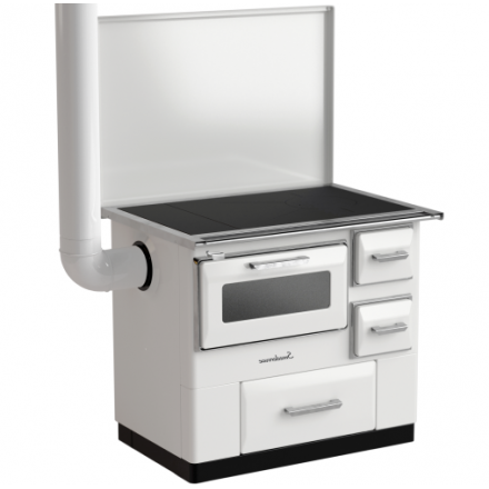 Плита на дровах Smederevac MBS 7 New Line (с крышкой) белая купить в Борисове