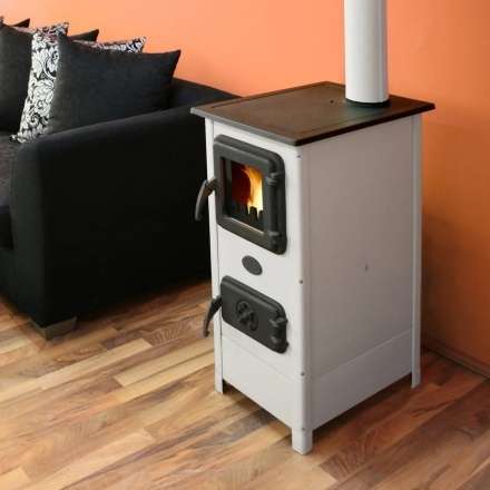 Печь-камин MBS Hera Plus белый в Борисове