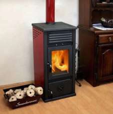 Купить Печь-камин MBS Vesta Plus красная в Борисове в Борисове