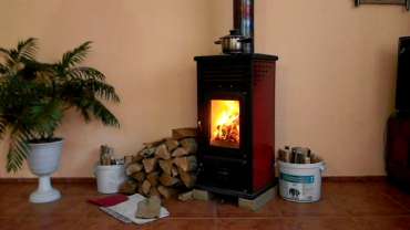 Купить Печь-камин MBS Vesta Plus красная в Борисове в Борисове