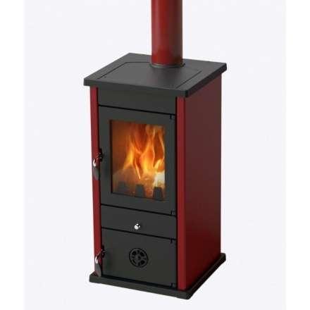 Печь-камин MBS Vesta Eco бордовая фото в Борисове