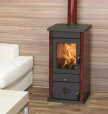 Купить Печь-камин MBS Vesta Eco бордовая в Борисове в Борисове