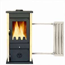 Купить Печь-камин MBS Thermo Vesta Plus кремовая (с водяным контуром) в Борисове в Борисове