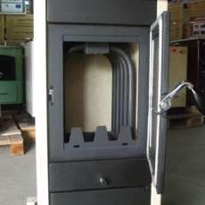 Купить Печь-камин MBS Thermo Vesta Plus кремовая (с водяным контуром) в Борисове в Борисове