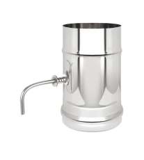 Шибер нерж. поворотный (AISI 430/0,8мм) Шибер нерж. поворотный (AISI 430/0,8мм) в Борисове