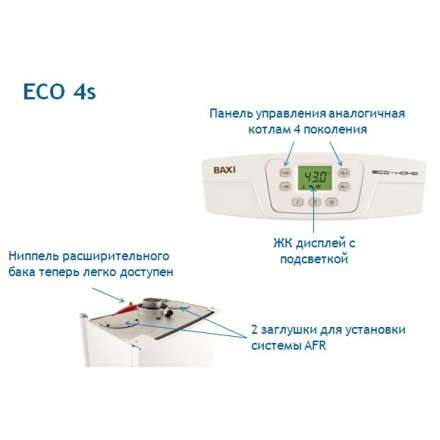 Газовый котел Baxi ECO 4S 24F в Борисове