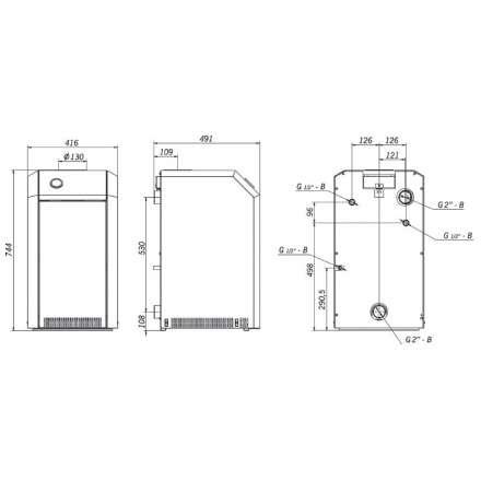 Газовый котел Лемакс Премиум 16 в Борисове