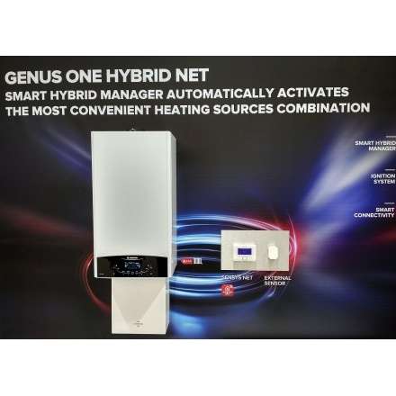 Конденсационный газовый котел Ariston GENUS ONE SYSTEM 24 в Борисове
