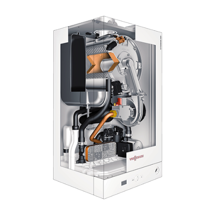 Конденсационный котел Viessmann Vitodens 50-W BPJD 24 кВт двухконтурный в Борисове