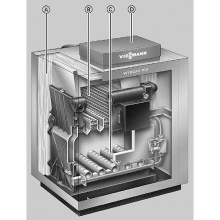 Газовый котел Viessmann Vitogas 100-F 48 в Борисове